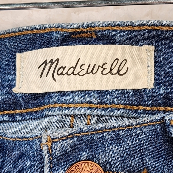 Madewell Women's Dewitt Wash Button Front 10" High-Rise Skinny Tencel Jeans - 26 - Picture 4 of 10